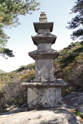 해남 대흥사-북미륵암 동 삼층석탑