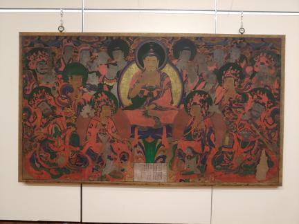 평창 오대산 중대 석가여래회도(월정사성보박물관)
