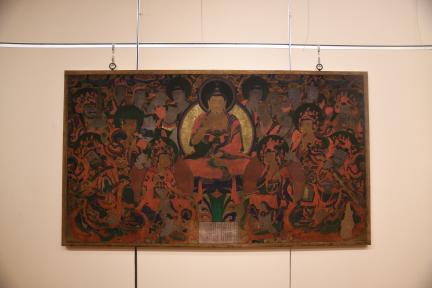 평창 오대산 중대 석가여래회도(월정사성보박물관)